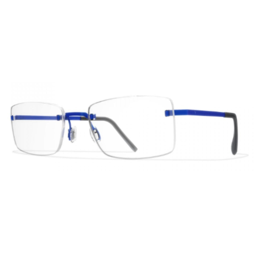 Blackfin Bf941 Aero A-N Rimless Rectangular Eyeglasses With Blue Bridge