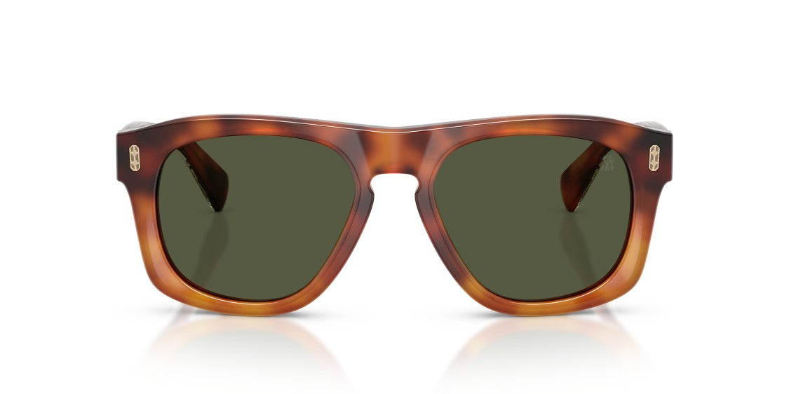 Brunello Cucinelli Tortoiseshell 0Bc4026s Acetate Oversized Square Sunglasses
