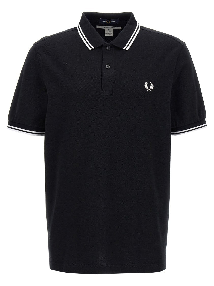 Comme Des Garçons Piqué Cotton Polo Shirt