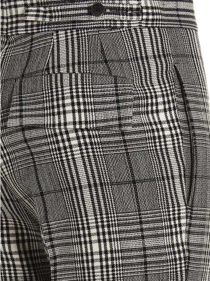 Sapio Prince Of Wales Wool Tailored Pants