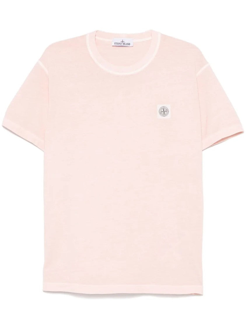 Stone Island Compass-Appliqué T-Shirt