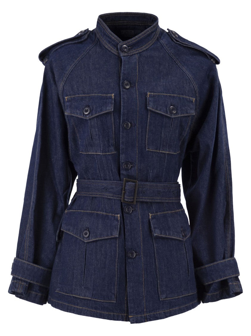 Polo Ralph Lauren Saharan Jacket In Cotton Denim