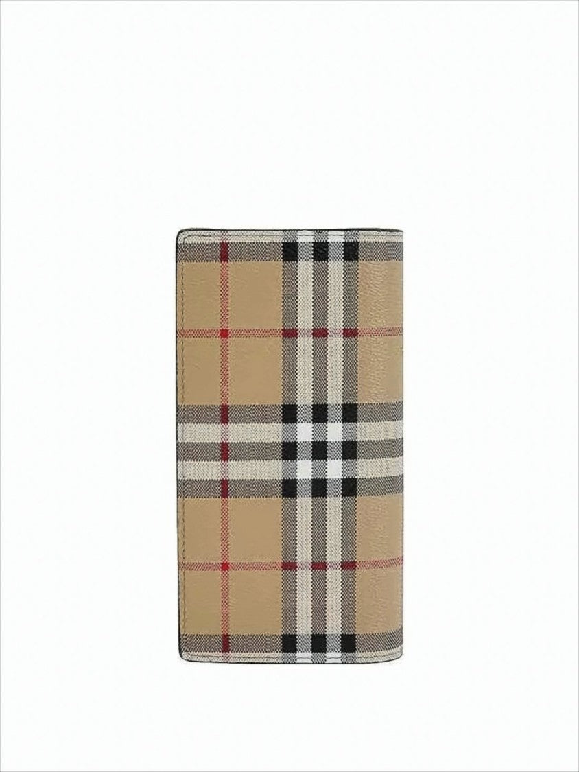 Burberry Classic Check Pattern Long Wallet