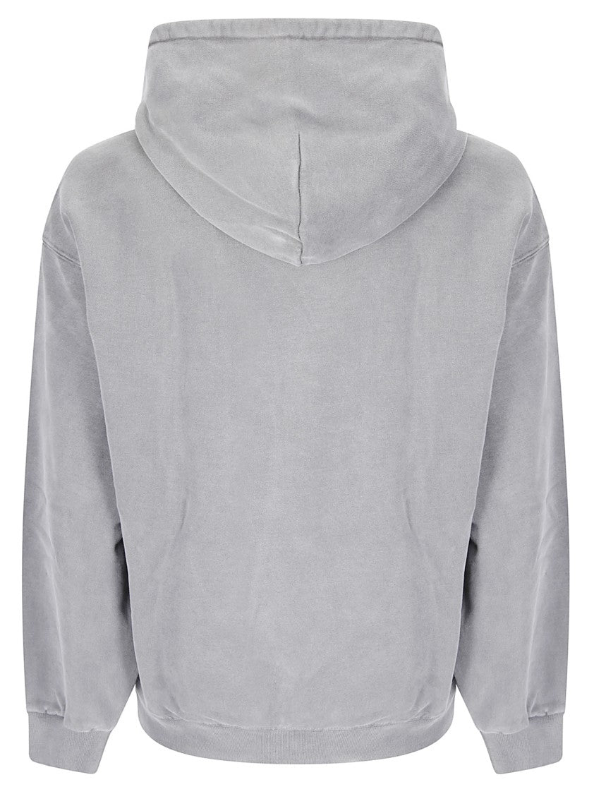 Carhartt Wip Cotton Hooded Sweatshirt With Kangaroo Pocket And Ribbed Details