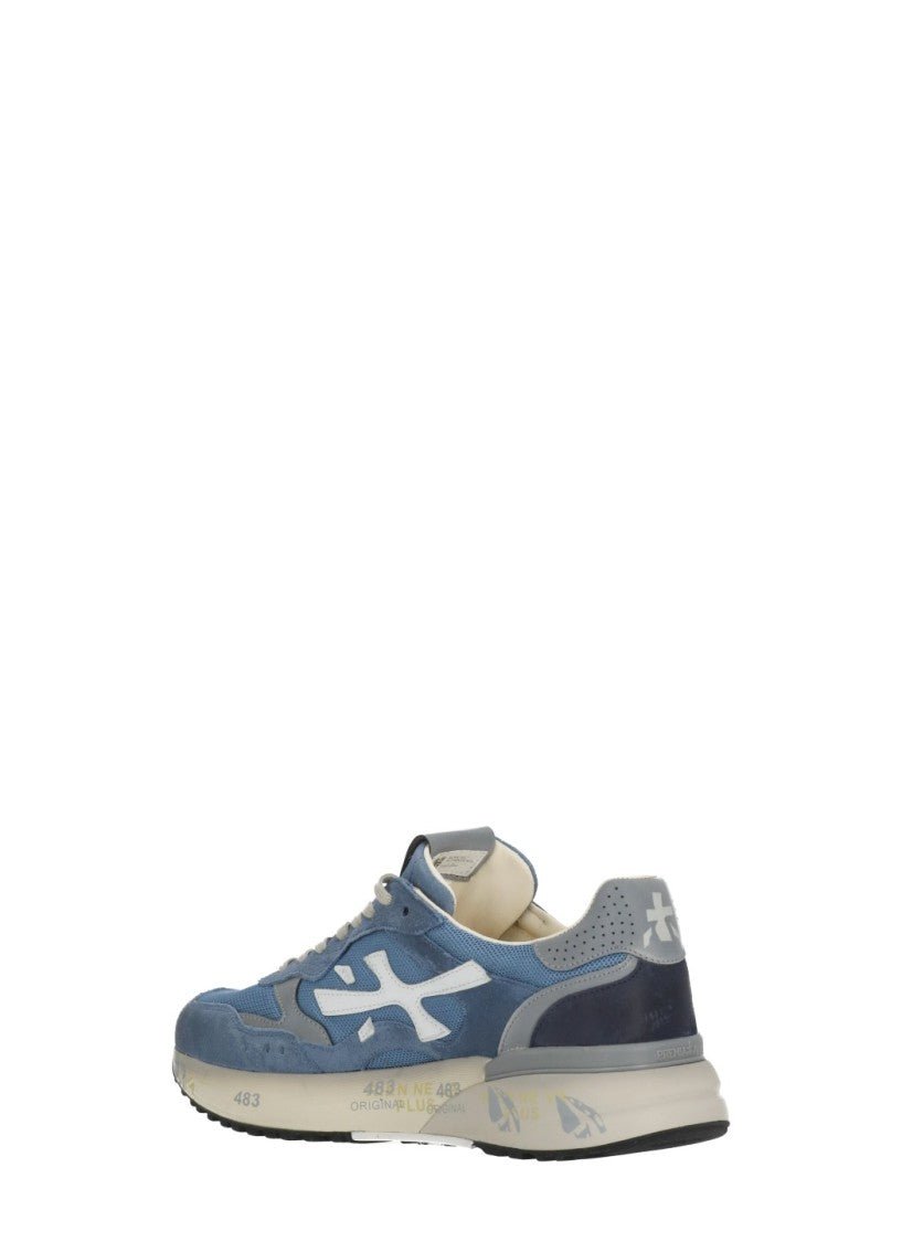 Premiata Blue Mick 0.1 Suede Sneakers