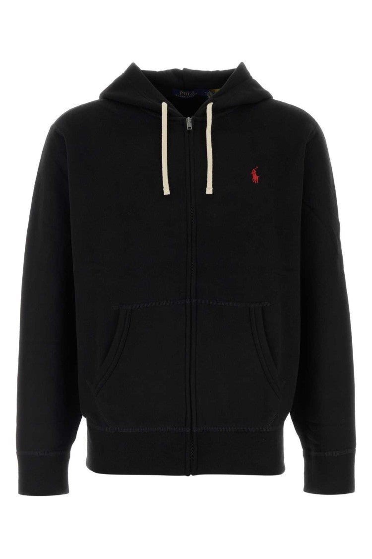 Polo Ralph Lauren Black Cotton Sweatshirt