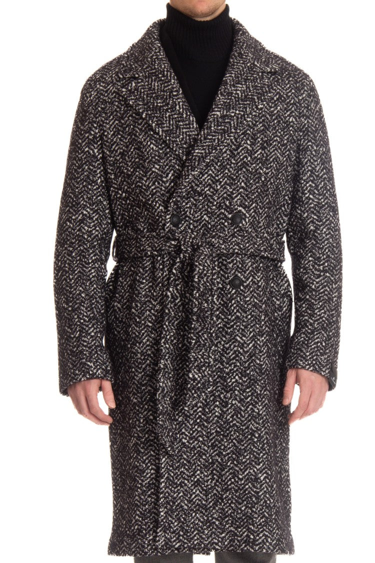 Tagliatore Royce Wool-Cotton Double-Breasted Coat