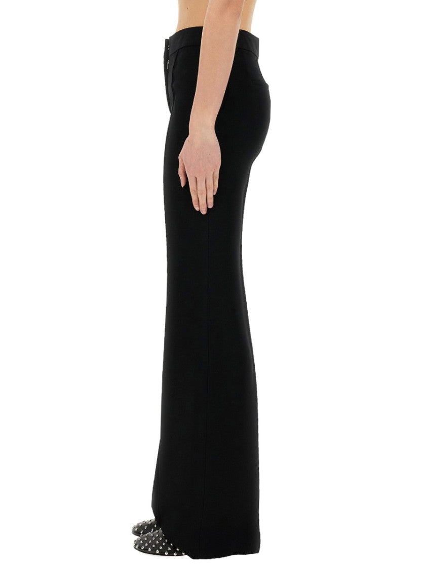 Jil Sander Wide-Leg Tailored Viscose Blend Pants