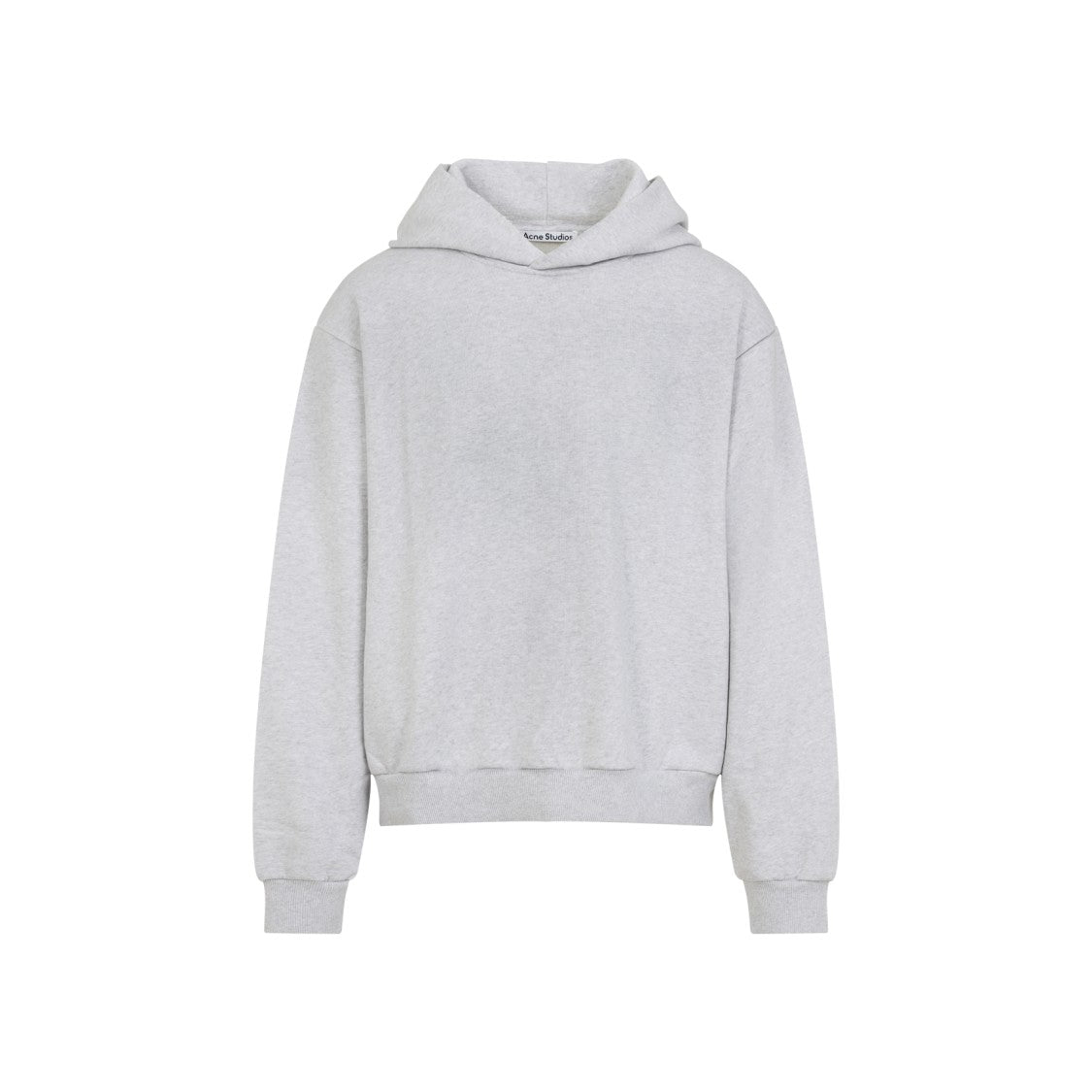 Acne Studios Pale Grey Melange Cotton Hoodie