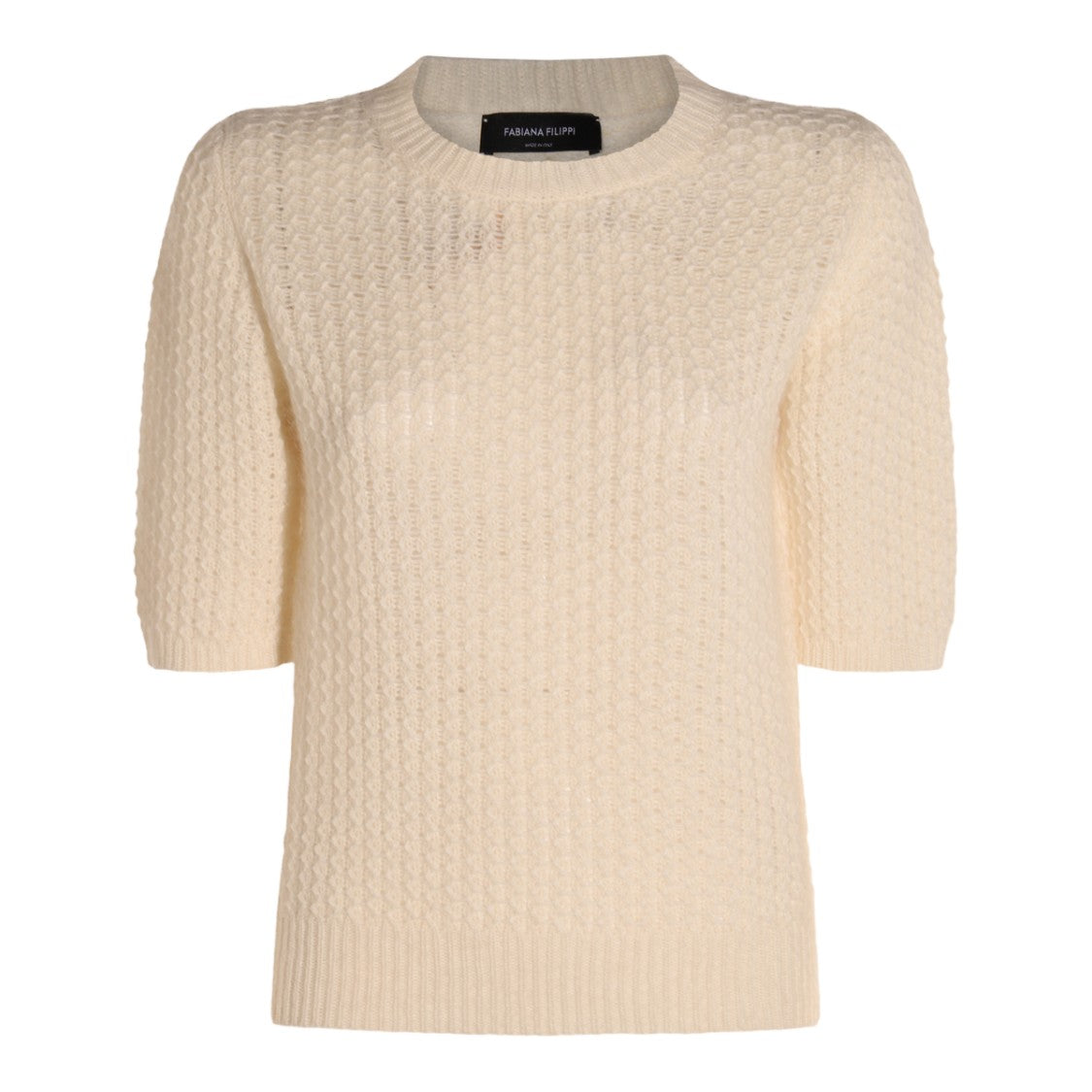 Fabiana Filippi Textured Knit Sweater With Relaxed Fit