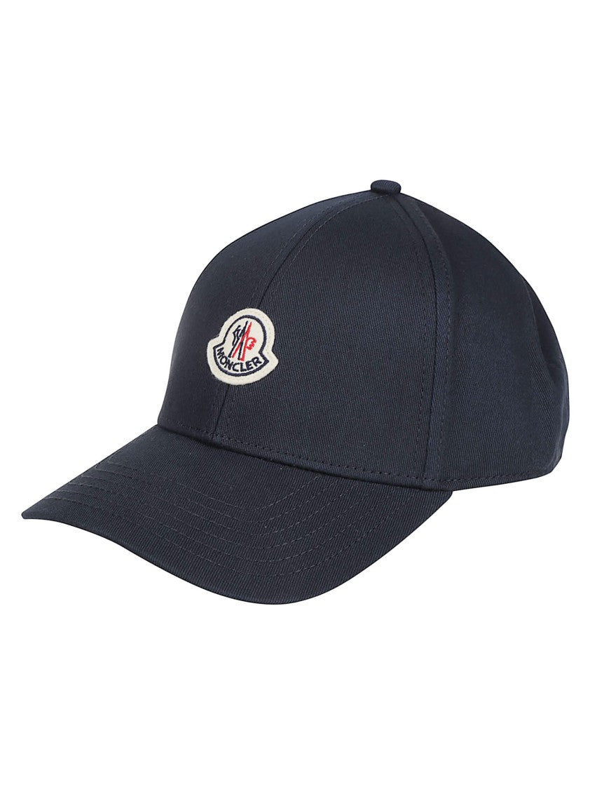 Moncler Embroidered Logo Black Baseball Cap