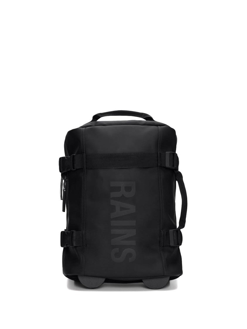 Rains Black Texel Mini Polyester Cabin Bag