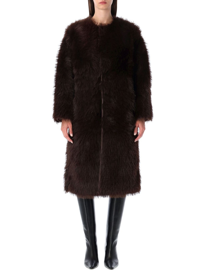 Urbancode Long Coat Faux Fur Reversible