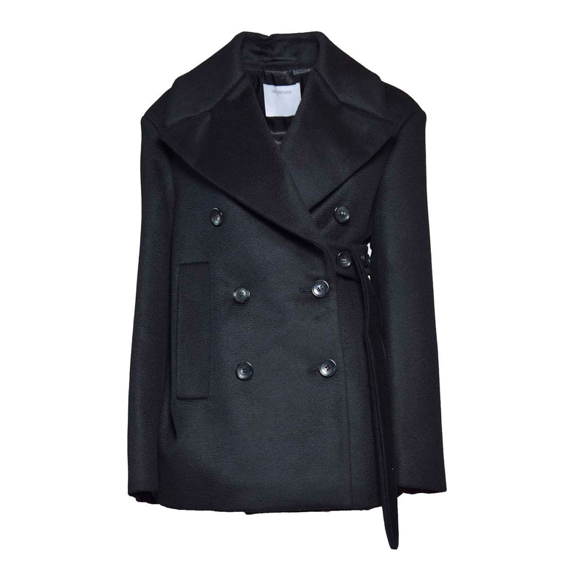 Sportmax Oversized Double-Breasted Wool Blend Coat