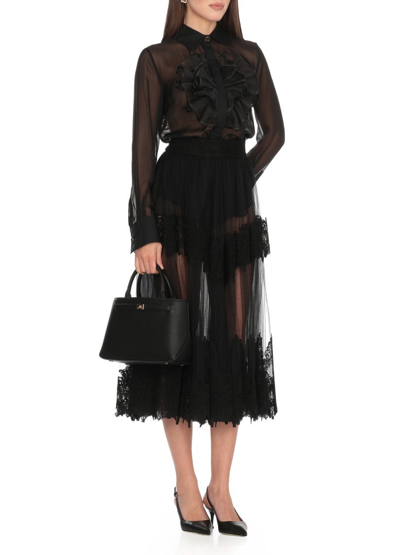Elisabetta Franchi Tulle Skirt