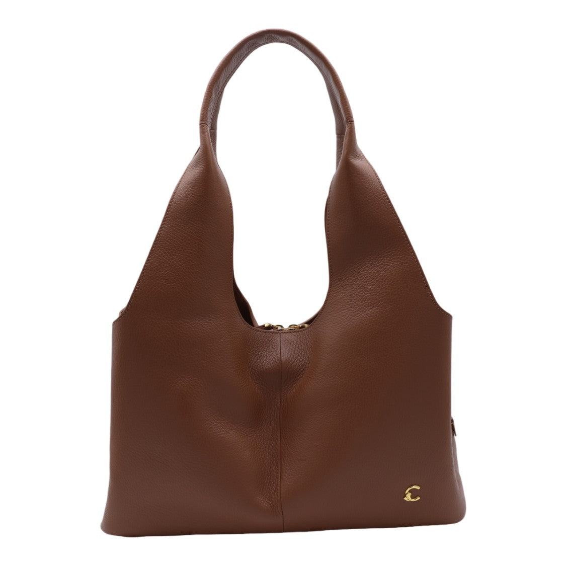 Coccinelle Soft-Structured Handbag With Gold Accents