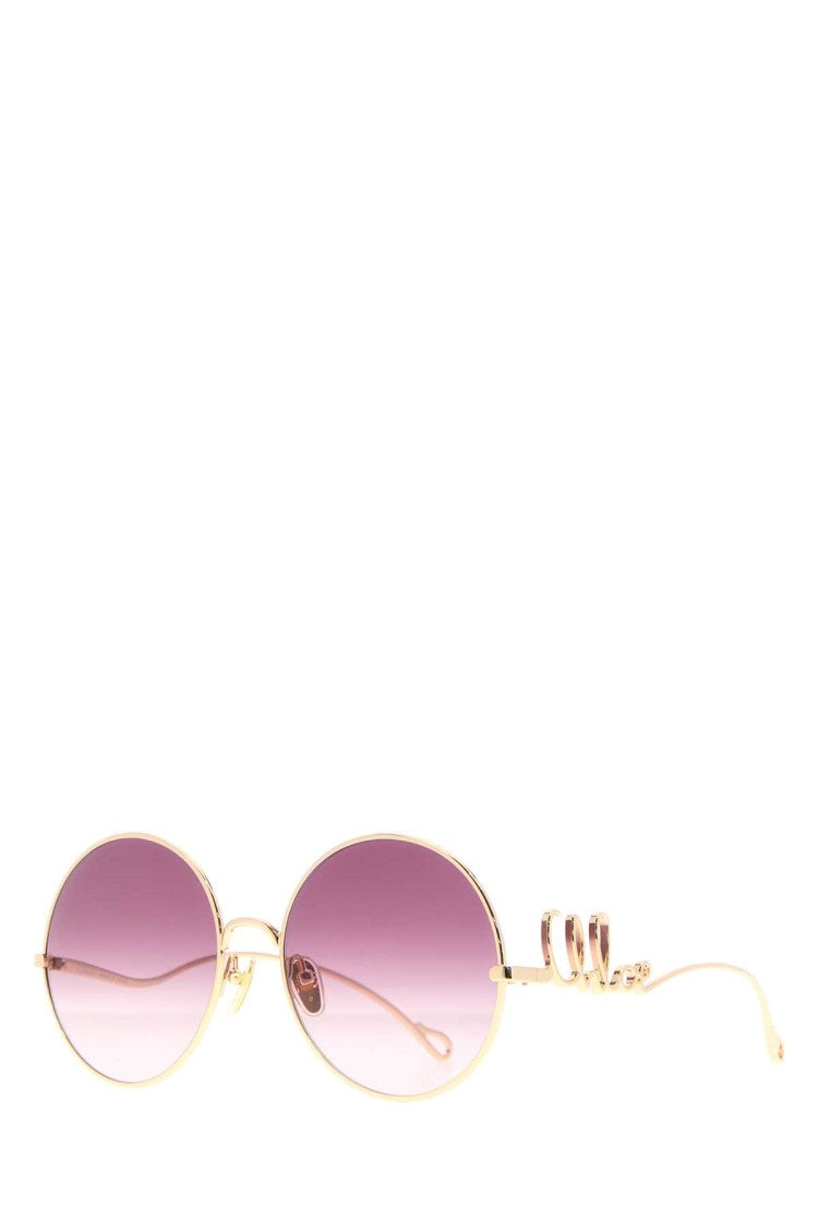 Chloé Gold Metal Sunglasses