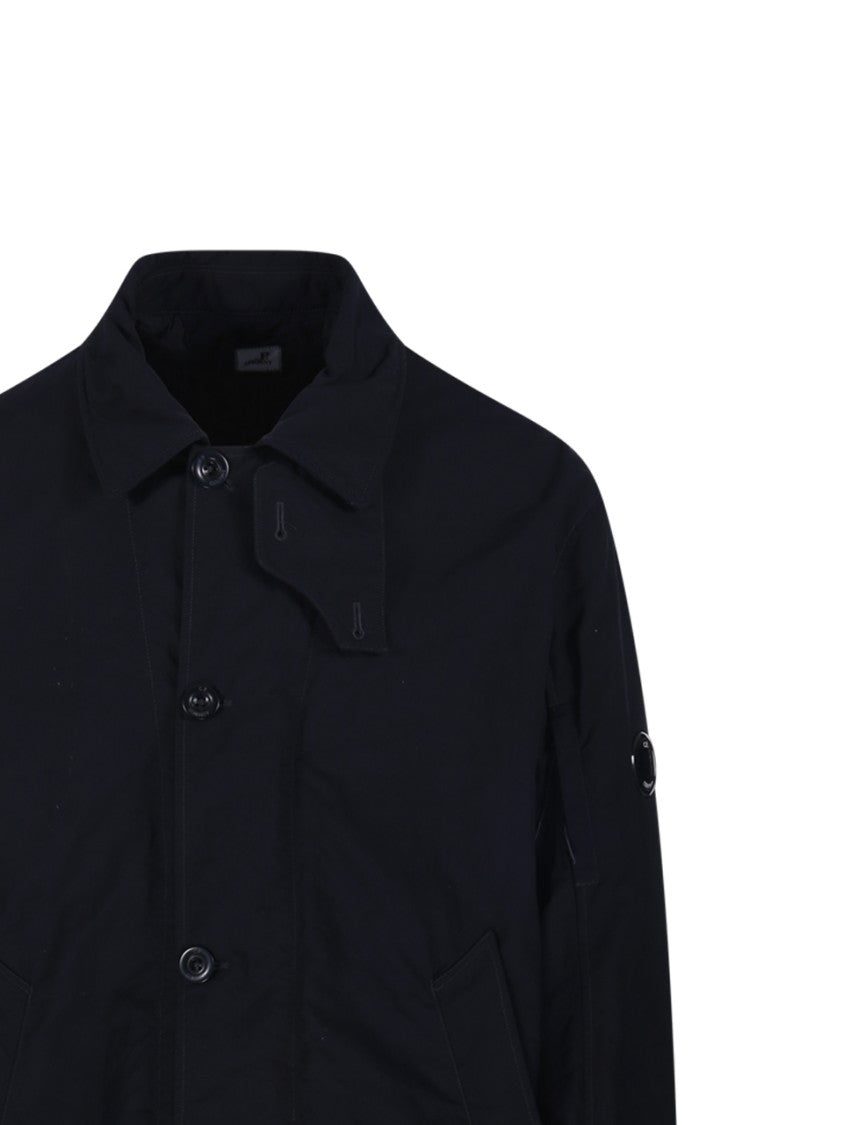 C.P. Company Black Long Jacket
