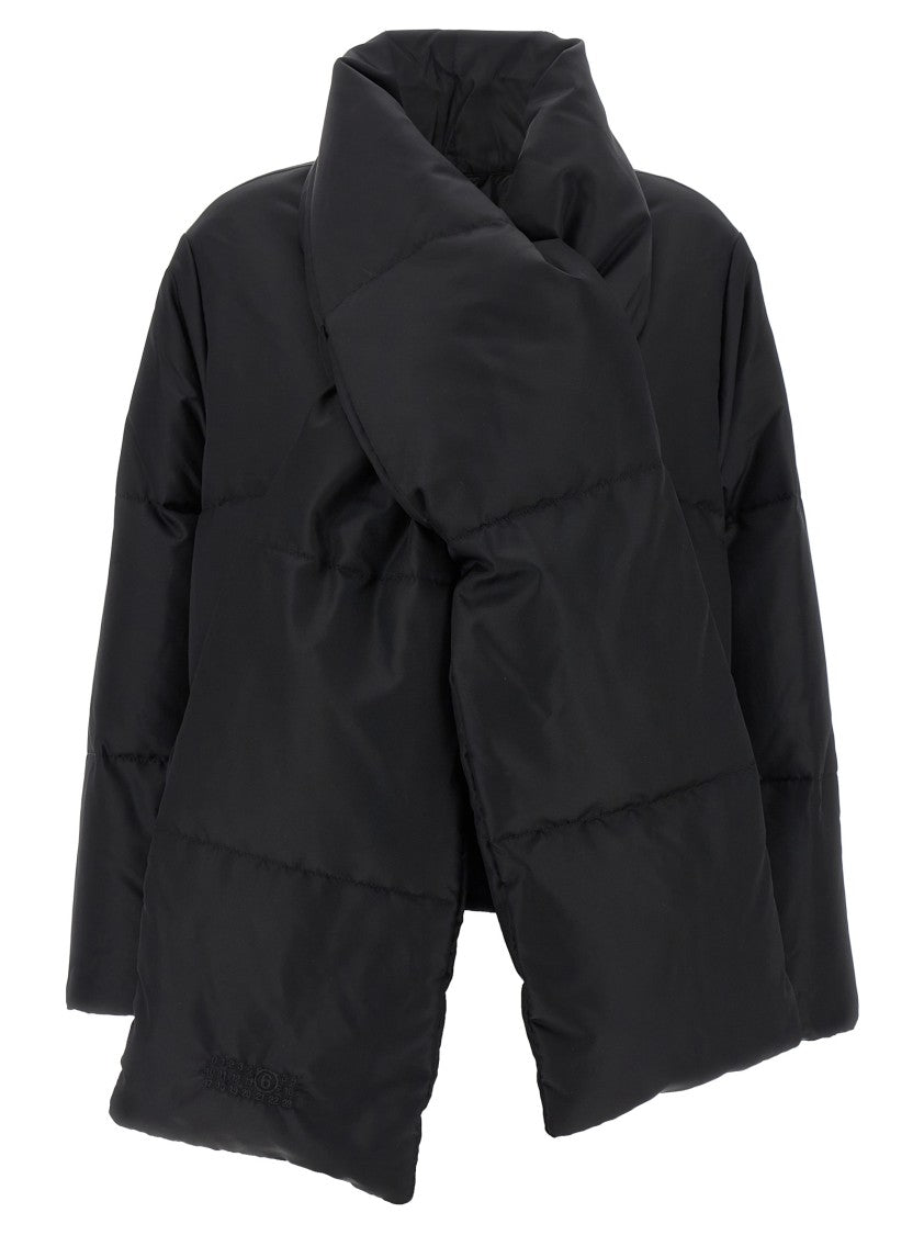 Mm6 By Maison Margiela Scarf Down Jacket