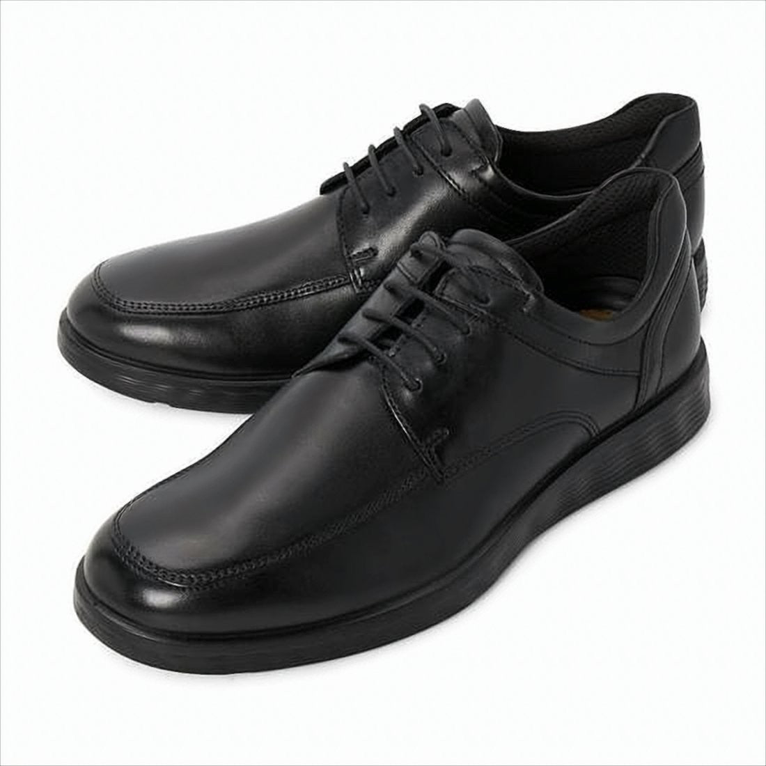 Ecco Lace-Up Shoes With Smooth Cowhide Leather Upper