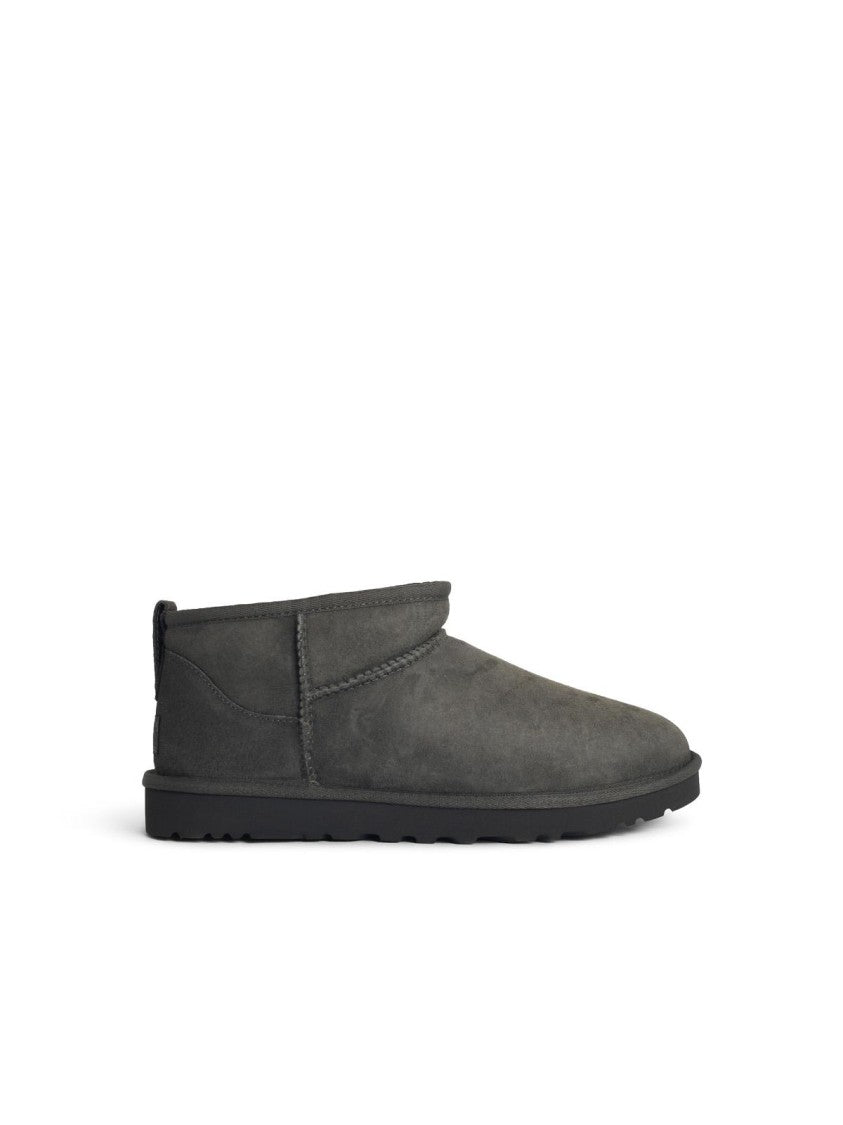 Ugg Classic Ultra Mini' Grey Suede Boots