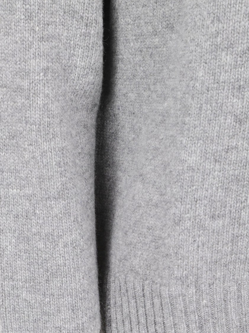 Max Mara Relaxed Fit Knitted Sweater With Classic Crew Neckline