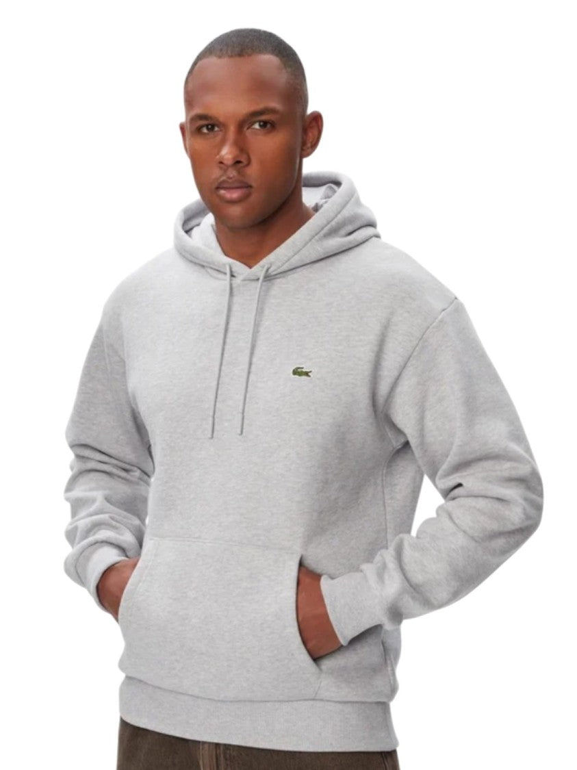 Lacoste Relaxed Fit Embroidered Hooded Sweatshirt