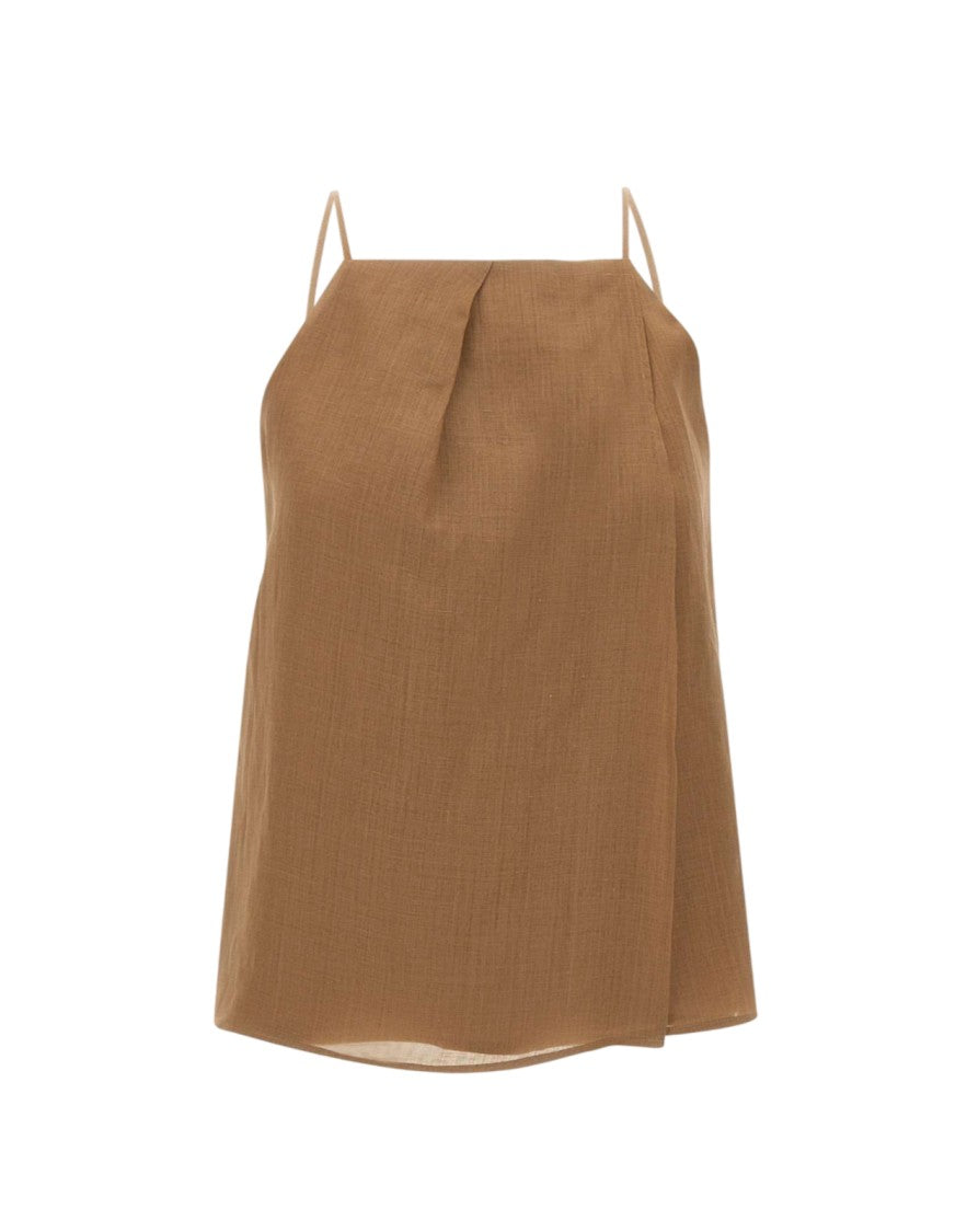 Max Mara Boxy Silhouette Sleeveless Top