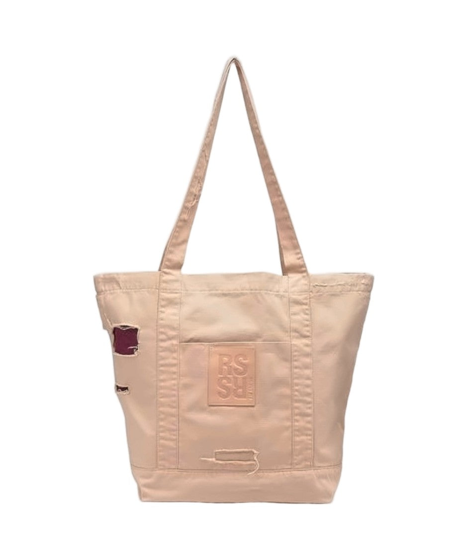 Raf Simons Cotton Tote Bag With Embossed Logo
