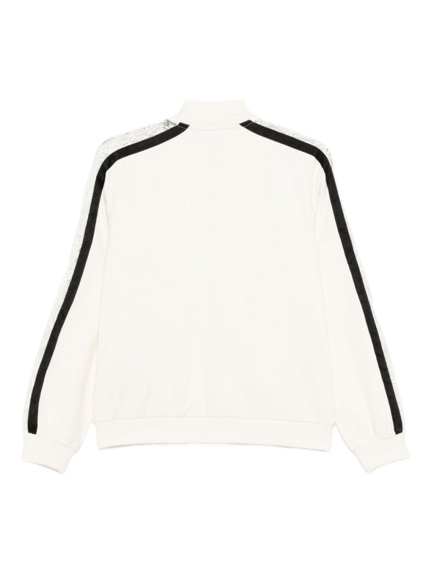 Liu Jo White Striped Long Sleeve Sweatshirt