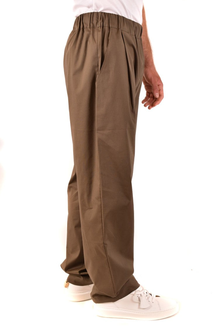 Laneus Loose-Fitting Trousers With Elastic Waistband