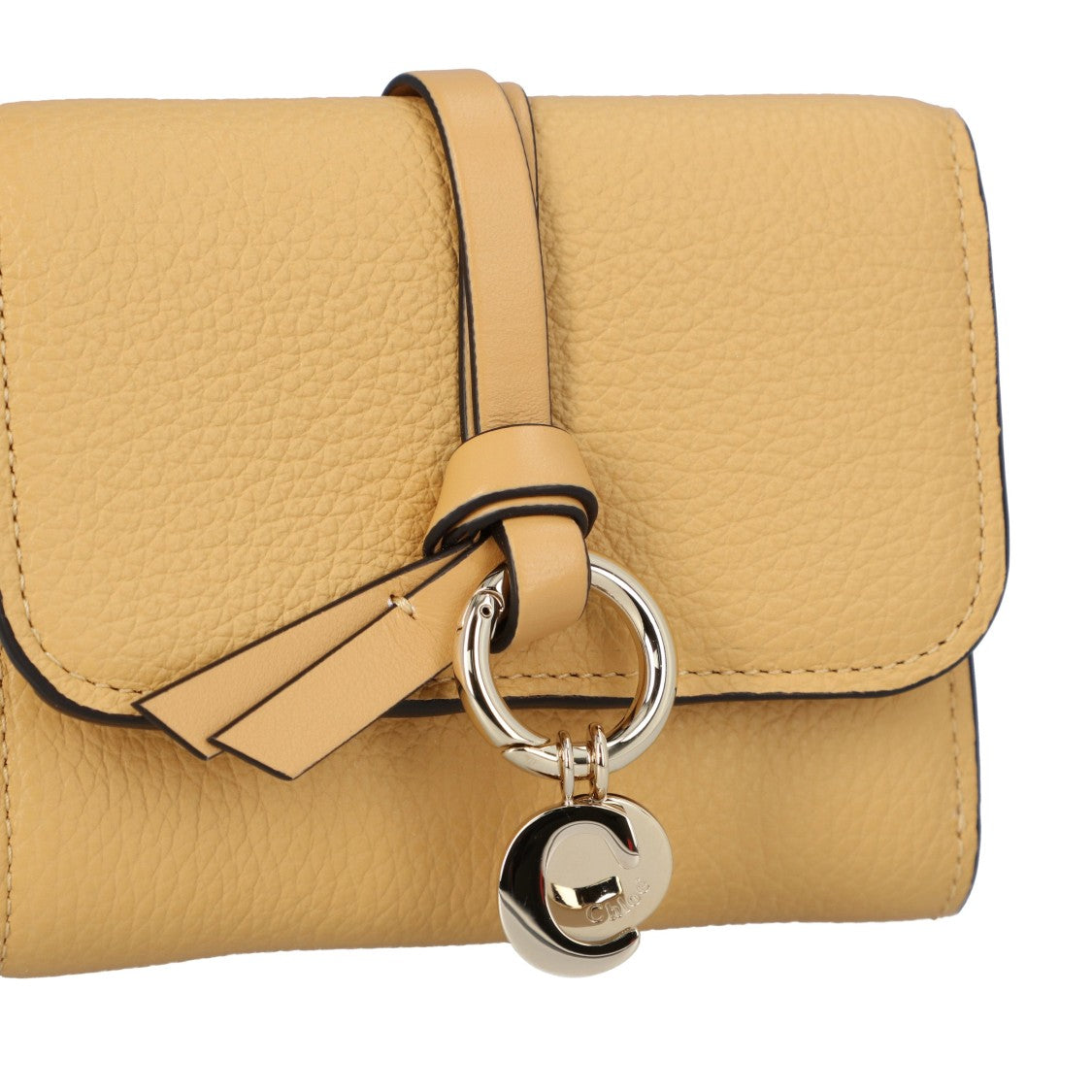 Chloé Tri-Fold Wallet Alphabet Yellow