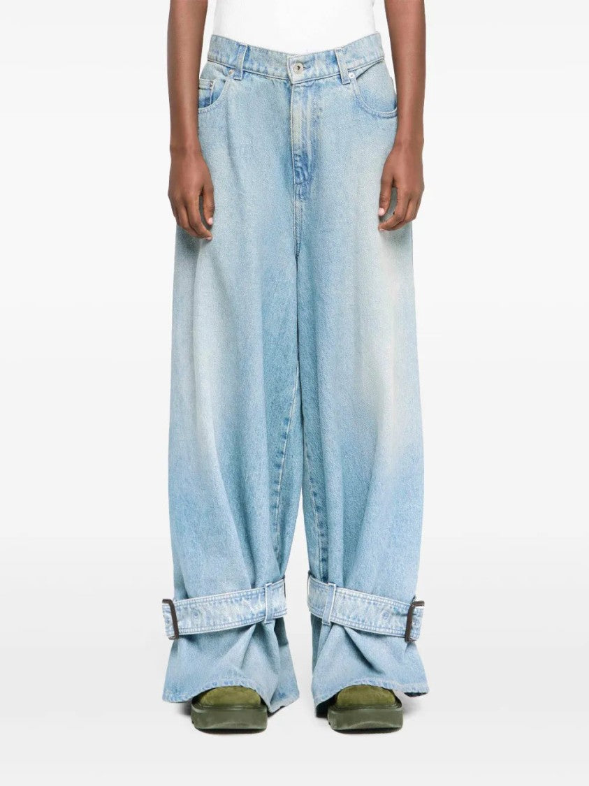 J. W. Anderson Blue Buckled Jeans