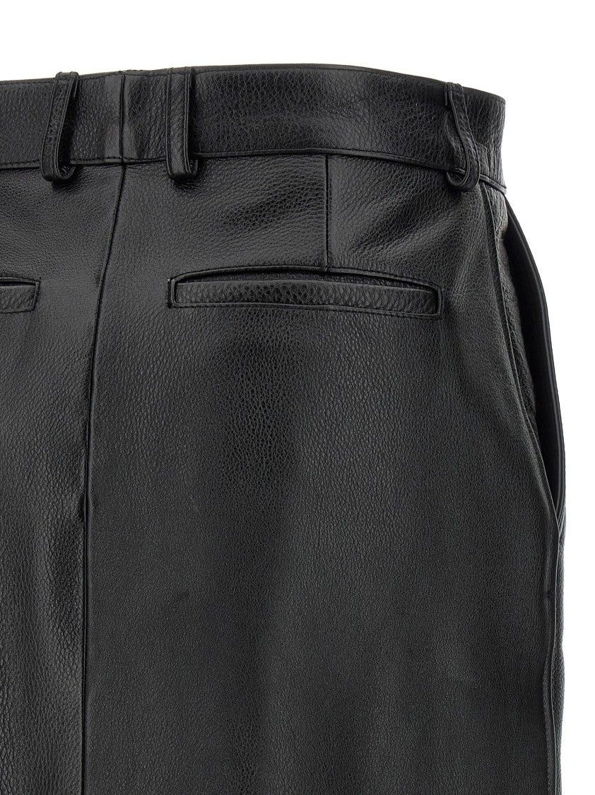 Totême 'Grained Leather' Skirt
