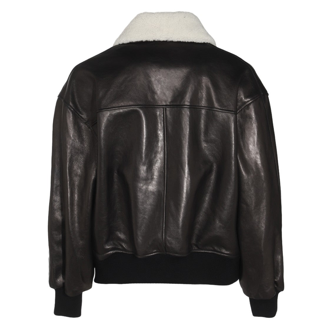 Khaite Sleek Black Leather Jacket