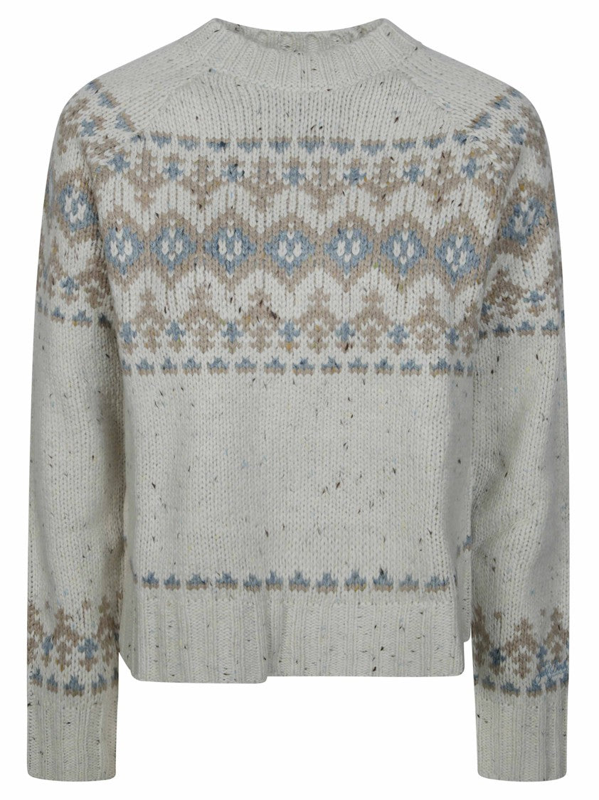 Mc2 Saint Barth Maglia Manica Lunga Merida Donegal Fair Isle Sweater
