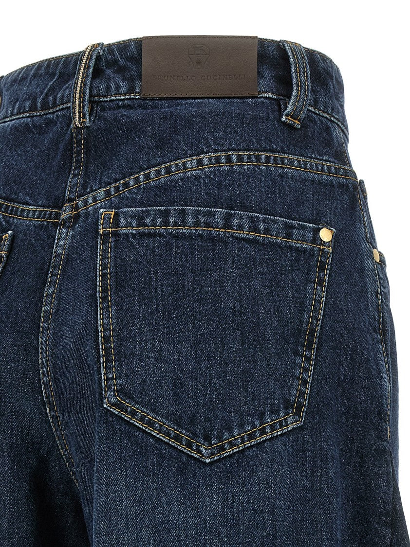 Brunello Cucinelli 'Wide Barrel Full Lenght' Jeans
