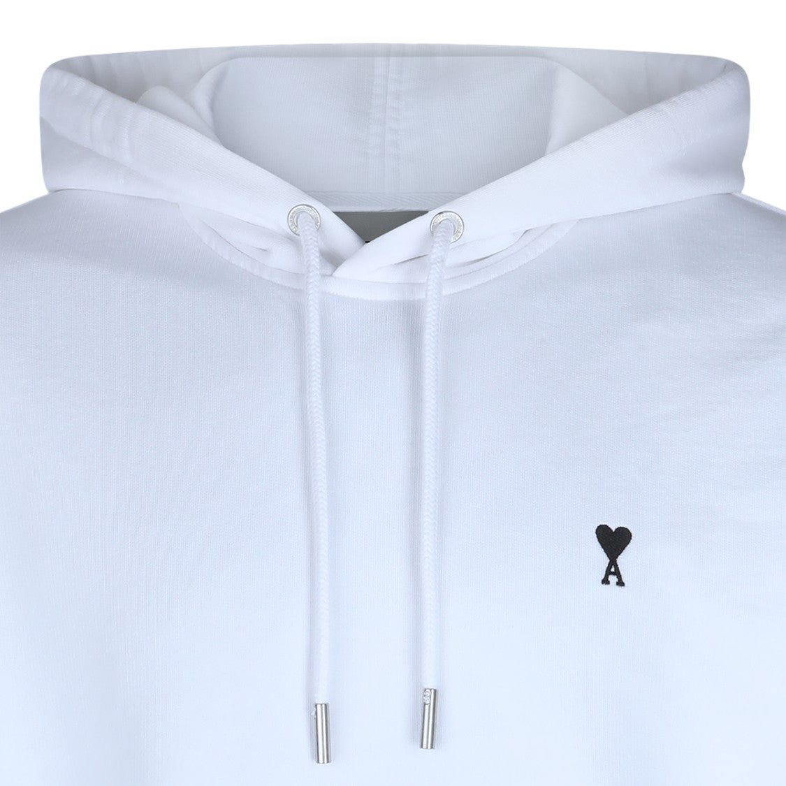 Ami Paris Classic Hoodie With Embroidered Heart