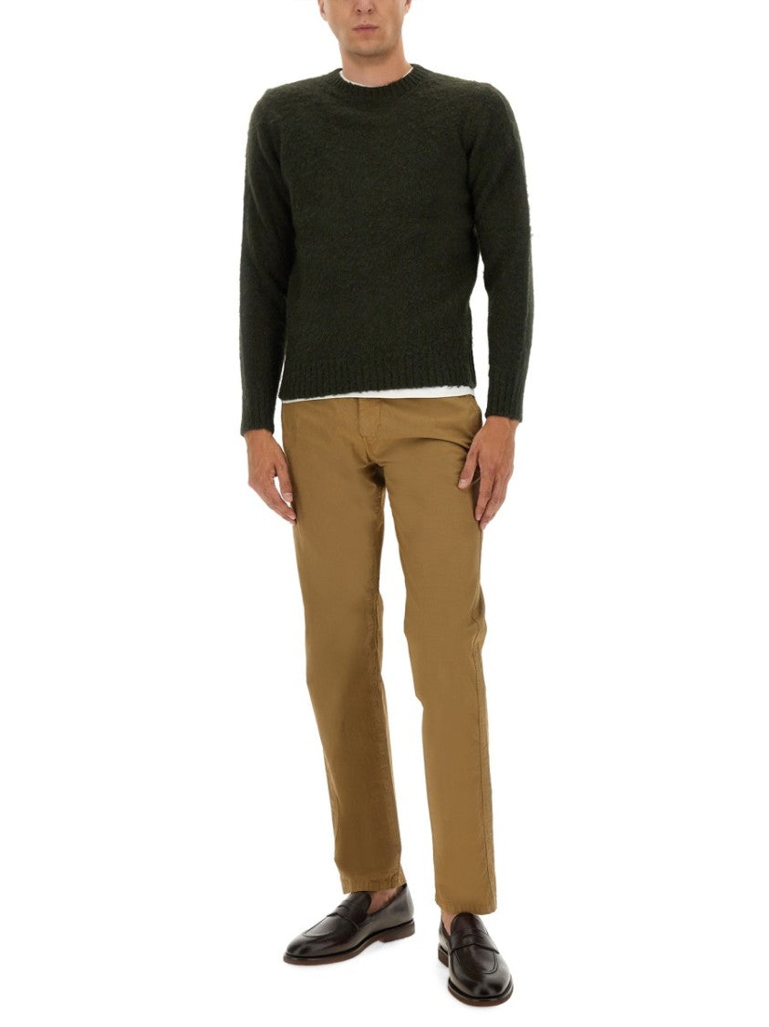 Aspesi Relaxed Fit Wool Jersey Sweater