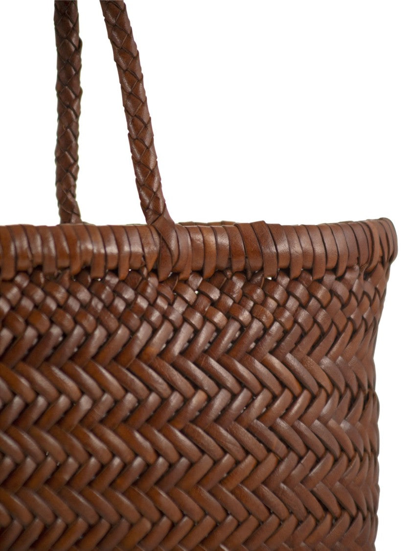 Dragon Gora - Woven Leather Handbag