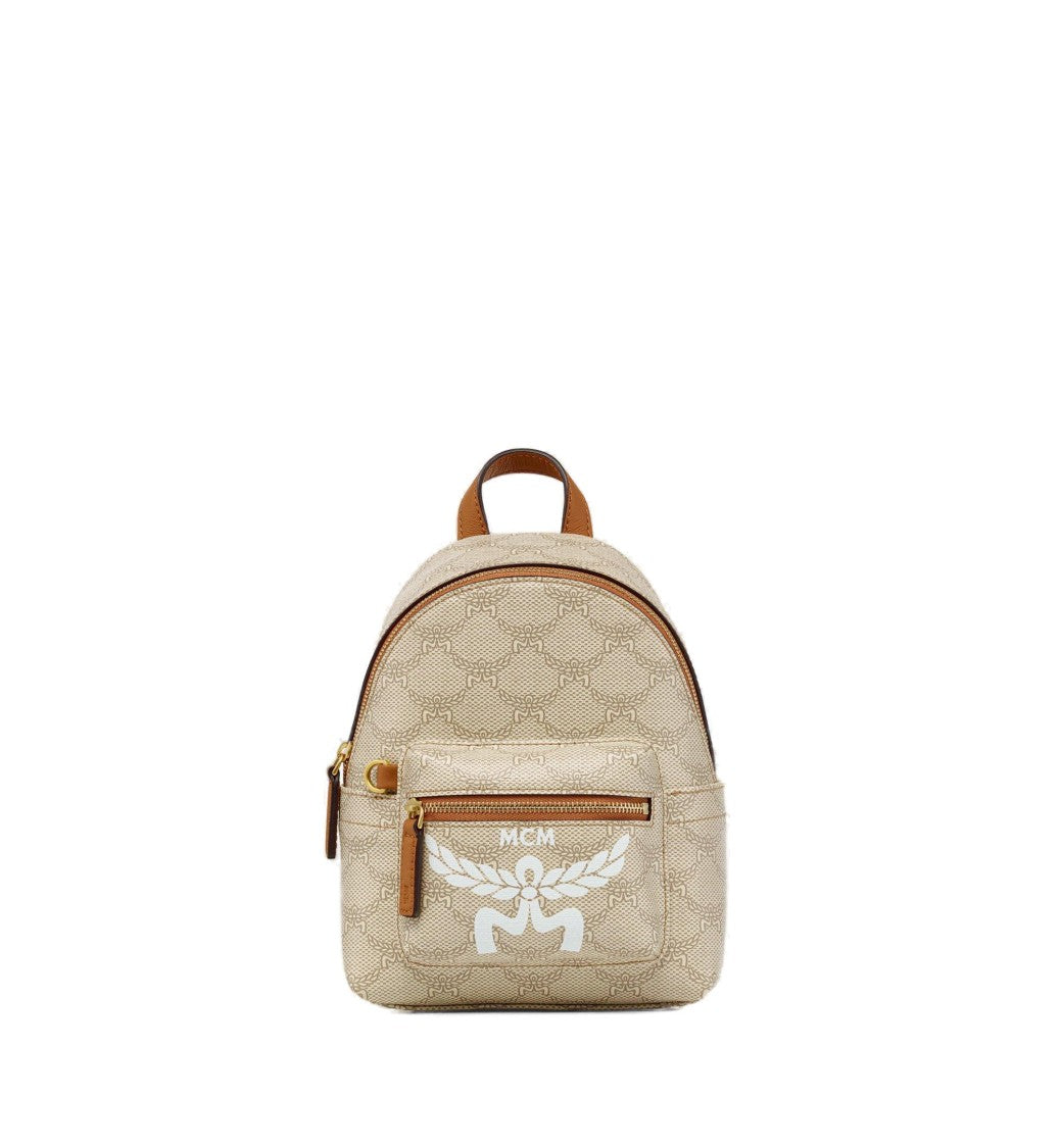 Mcm Compact Lauretos Monogram Backpack