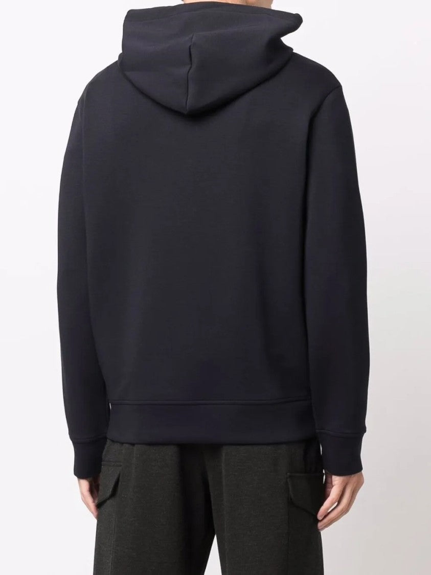 Emporio Armani Minimalist Black Hoodie