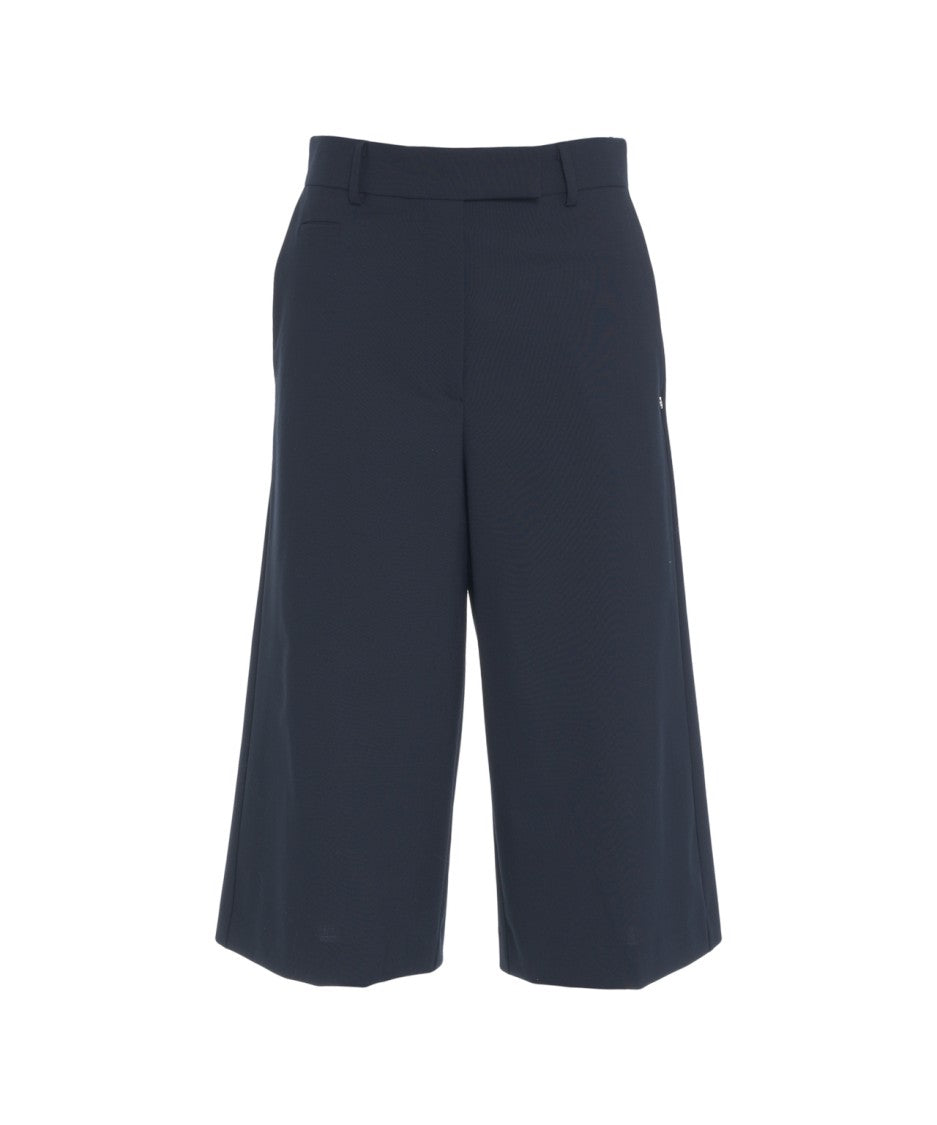 Ottod'ame Cropped Bermuda Shorts With Pinces