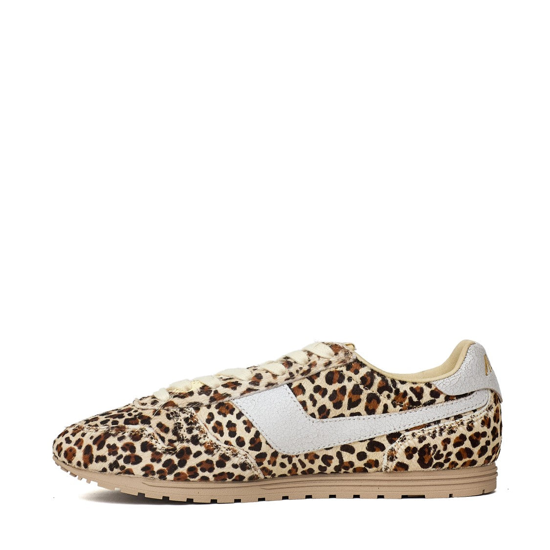Autry Windspin Low Leopard Print Pony Hair Low-Top Sneakers