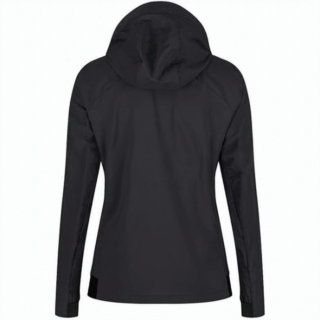 Montura Fitted Black Jacket With Hood And Zippered Pocket