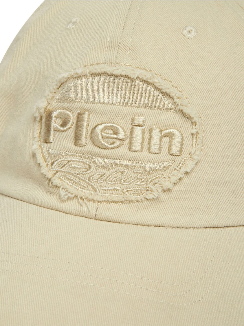Philipp Plein Logo Patch Twill Baseball Cap