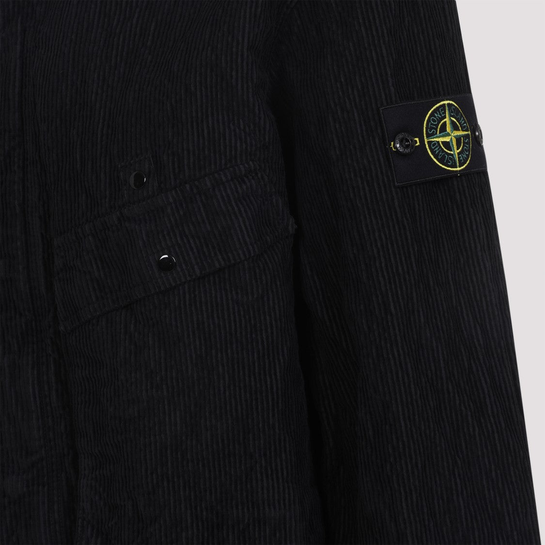 Stone Island Black Cotton Shirt