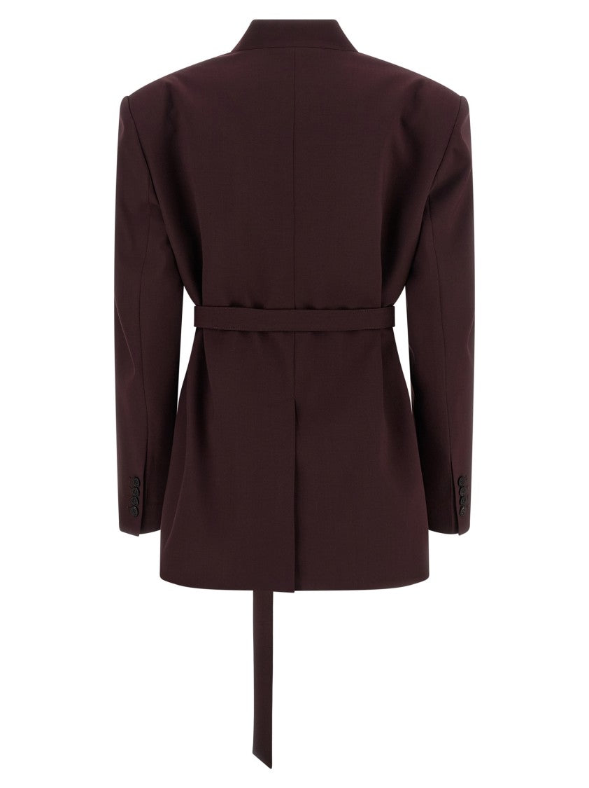 The Attico Maxi Shoulder Strap Blazer