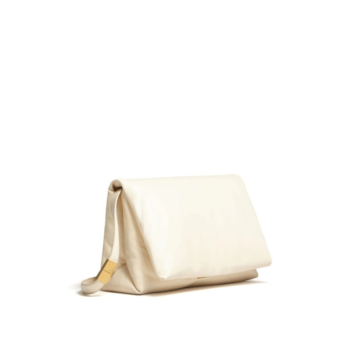 Marni White Padded Leather Shoulder Bag