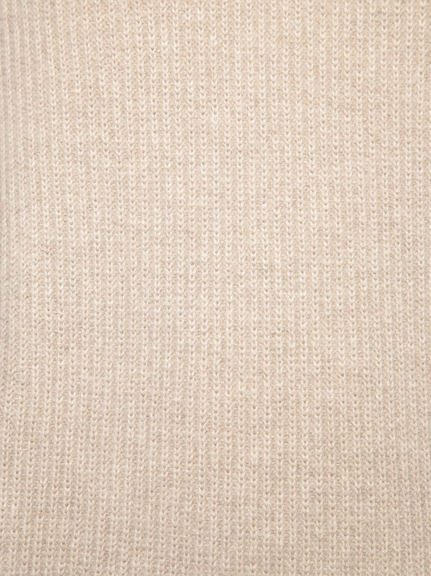 Zegna Pearled Texture Cashmere Sweater